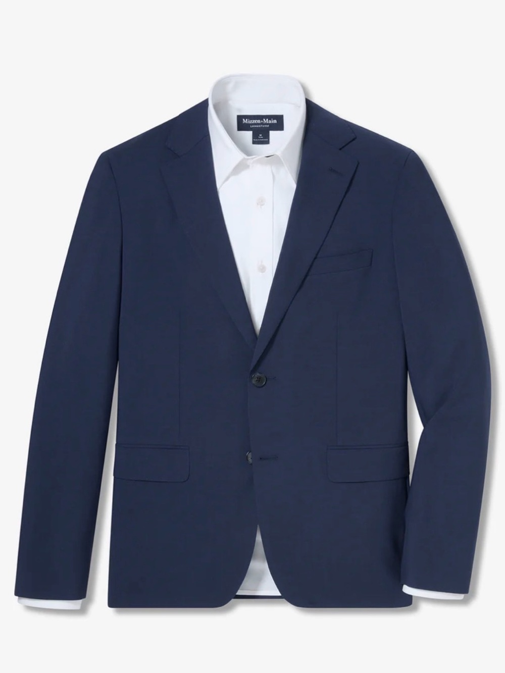 Mizzen Main Fresco Navy Solid Suit Jacket